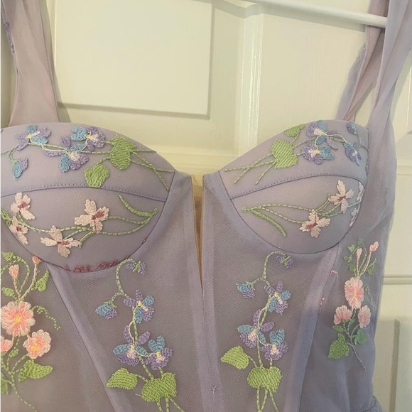 Teuta Matoshi Violet Blooms Terrace dress - Picture 5 of 7